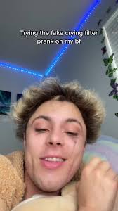 Trying Fake Crying Filter Prank