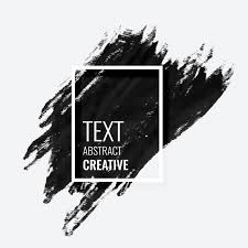 Free Vector Abstract Black Paint Brush Watercolor Stroke