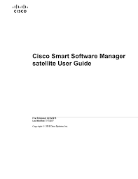 Cisco Smart Software Manager Satellite User Guide Manualzz