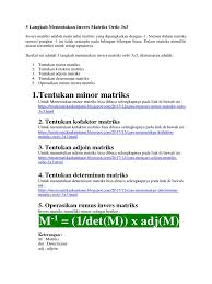 Check spelling or type a new query. Adjoin Matriks 3x3 Belajar
