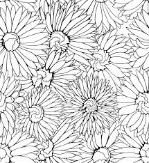White and black hand drawn floral peel and stick removable wallpaper 5539. Black And White Floral Seamless Stock Vector Colourbox