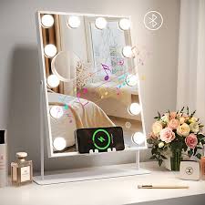 Bluetooth Hollywood Vanity Mirror With