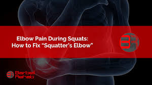 The elbow joint is the area of union of three long bones. Elbow Pain During Squats How To Fix Squatter S Elbow