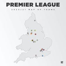 The premier league website employs cookies to make our website work and improve your user experience. Premier League 2020 21 Map Of Teams Premierleague