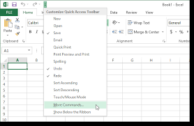 How To Add The Windows Calculator To The Quick Access Toolbar In Microsoft Excel 2013