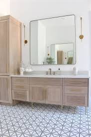 Modern hotel home bathroom vanity cabinet gray natural marble wash basin oak wood bathroom vanity with make up grid side cabinet. Pin By B P On Vonia Oak Bathroom Vanity Oak Bathroom Cabinets Oak Bathroom