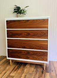 Mid Century Modern Dresser Tall Boy White Mcm Walnut Danish Modern Scandinavian Nursery Mid Century Modern Dresser Modern Dresser Modern Kids Dresser