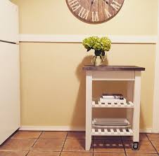 diy ikea kitchen cart  four threads