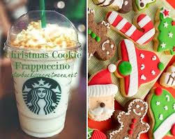 Starbucks Christmas Cookie Frappuccino Starbucks Drinks Recipes Starbucks Secret Menu Secret Menu