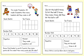 If your students are having trouble solving addition and subtraction word problems, these worksheets will help get the practice they need. Number Paths A Fabulous Tool For Kindergarten And First Grade Math Ipad Apps For Kindergarten Grade 3 Designed By Experts