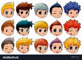 Boys Hairstyles Cartoon Cartoon Hair Boy Hairstyles Curly Hair Cartoon