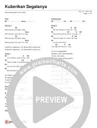 Kuberikan Segalanya Indonesian Chord Chart Editable