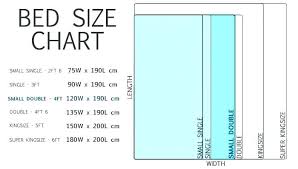Bed Dimensions Chart Queen Double Size Bed Width Beautiful