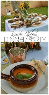 Italian desserts are luscious and our dinner party will feature a dessert that all your guests will love. Rustic Italian Dinner Party And Gluten Free Tiramisu