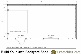 12' x 24' lofted barn cabin in sketchup. 12x24 Garage Door Shed Floor Plans Shed Floor Plans Shed Plans Shed
