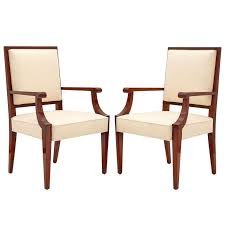 Mahogany Armchairs France C 1940 Wooden Sofa Designs Furniture French Arm Chair