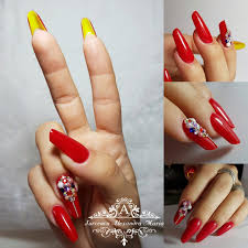 russian almond nail art nails almond