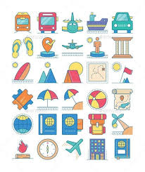 Travel And Holiday Icon Set Holiday Icon Travel Icon Icon Set