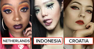Literally Just A Bunch Of Stunning Makeup Looks From 45 Different Countries Glitter Eyes Glitter Face Stunning Makeup