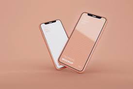 Two Smartphones Mockups In 2020 Phone Mockup Iphone Mockup Mockup