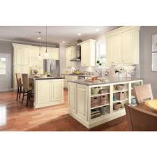 American Woodmark 13x12 7 8 In Cabinet Door Sample In Newport Painted Butterscotch Glaze 99894 The Home Depot Kitchen Remodel Kitchen Maple Kitchen Cabinets