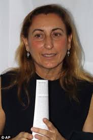 Fashion designer Miuccia Prada investigated over £400m tax evasion | Daily  Mail Online