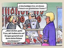 Fleisch Von Glucklichen Tieren Facebook Humor Lustig Witze