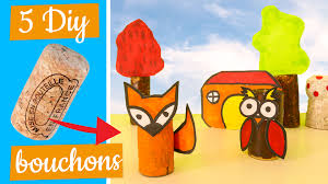 Pousse facilement dans le haut de votre bouteille de vin ou d'alcool. 5 Activites D Automne Avec Des Bouchons En Liege Manzabull