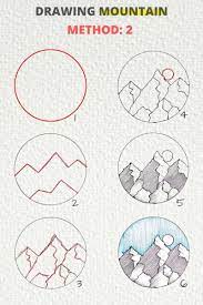 How To Draw Mountains Easy: Step By Step Tutorial - Choose Marker