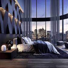 Amazing Bedroom Interior Coupled With City Views It Doesn T Get Much Better Than This Stylish Bedroom Design Luxurious Bedrooms American Style House
