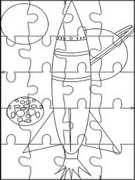 O adesivo do foguetão para crianças é um elemento bastante criativo e colorido, indicado para um quarto de meninas e, para criar um ambiente divertido para as crianças. Desenhos De Quebra Cabeca Do Foguete Para Colorir E Imprimir Colorironline Com
