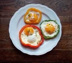 Oeuf Sur Le Plat Avec Les Poivrons Un Repas Colore Tootacook Recettes De Cuisine Oeuf Au Plat Repas