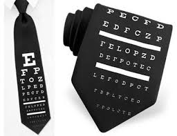 12 Strangest Ties Funny Ties Eye Chart Optometry