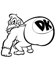 If you would like to download it, right click on the images and use the save image. Coloring Page Of Donkey Kong And Diddy Kong In The Jungle Free Coloring Library