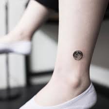 Mini Moon Tattoo By Hongam Small Moon Tattoos Full Moon Tattoo Tattoos