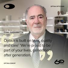 Meet the team behind Optika Opticians 💙 For 60 years, our team has been  committed to expert eye care, trust and passion. #CelebratingMilestones  #Optika60Years