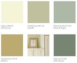 Benjamin Moore Colour Palette Guilford Green Design Style