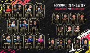 83 manolas cb 82 pac. 4 Players Feature In The Totw Fifa Ultimate Team Facebook