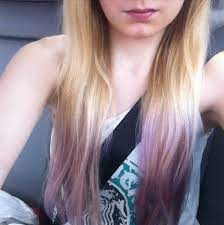 Fullshine 20 dip dyed extensions tape in hair color 8/60 ash brown ombre blonde. Lovely Hair Inspiration Color Dip Dye Hair Blonde Dip Dye