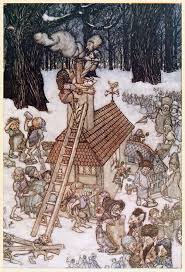 Building The House For Maimie Arthur Rackham From Peter Pan In Kensington Gardens By James Matther Barrie New Yo Arthur Rackham Storybook Art Fairytale Art