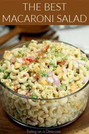 This Easy Macaroni Salad Recipe Is The Perfect Side Dish To Bring To Summer Bbq S Parties And More Easy Best Macaroni Salad Easy Macaroni Easy Macaroni Salad