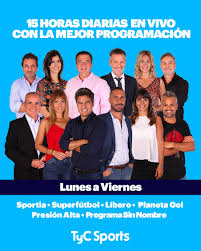 Tyc sports lleva un a programación en eventos deportivos destacados a nivel nacional (copa argentina) e internacional (seleccion argentina); Tyc Sports De Lunes A Viernes Te Acompanamos Con 15 Facebook