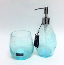 Sonoma goods for life® glass foaming soap pump. Cracked Glass Bathroom Accessories Sand Houses
