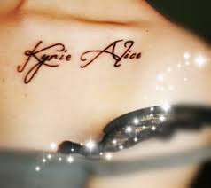 Maybe you would like to learn more about one of these? á… Tatuajes De Nombres En El Pecho Tatuajes Tattoos