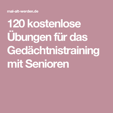 Darum ist gedächtnistraining im alter sinnvoll. 120 Kostenlose Ubungen Fur Das Gedachtnistraining Mit Senioren Senioren Aktivitaten Fur Senioren Senioren Gymnastik