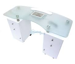 Nail Table With Draft Fan Manicure Table Nail Salon Furniture Salon Furniture