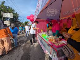Wabup Ngawi Tinjau Operasi Pasar dan Bazar di Desa Beran