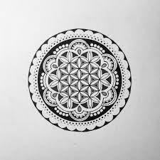A Flower Of Life Mandala Doodle I Did For A Tattoo Design Mandala Tattoo Doodle Floweroflife Flower Of Life Tattoo Geometric Tattoo Flower Mandala