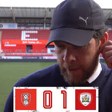 Darrell Clarke following a 1-0 victory at Rotherham 🔥