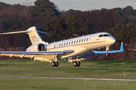 The New Bombardier Global Express 7500 Landing In Atlanta At Kpdk During Super Bowl Week As A Demonstrator Luxury Private Jets Private Jet Luxury Jets